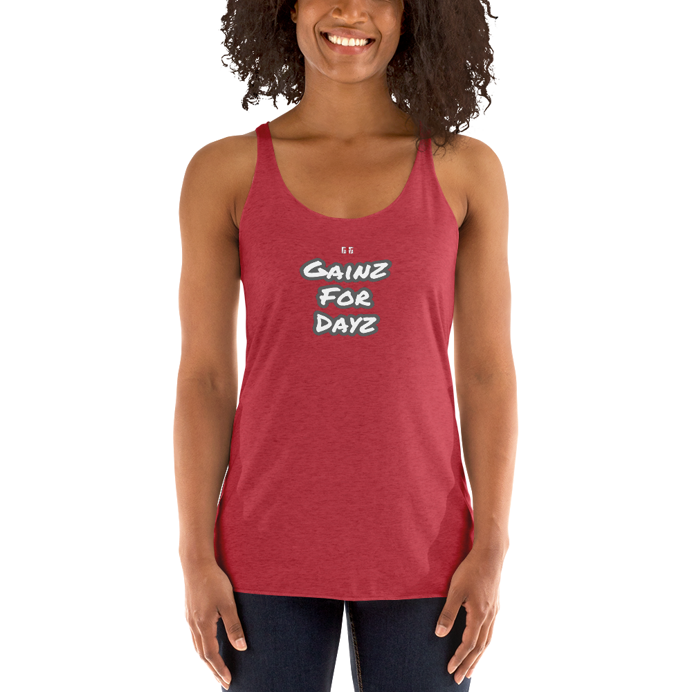 Gainz for Dayz Women's Racerback Tanks