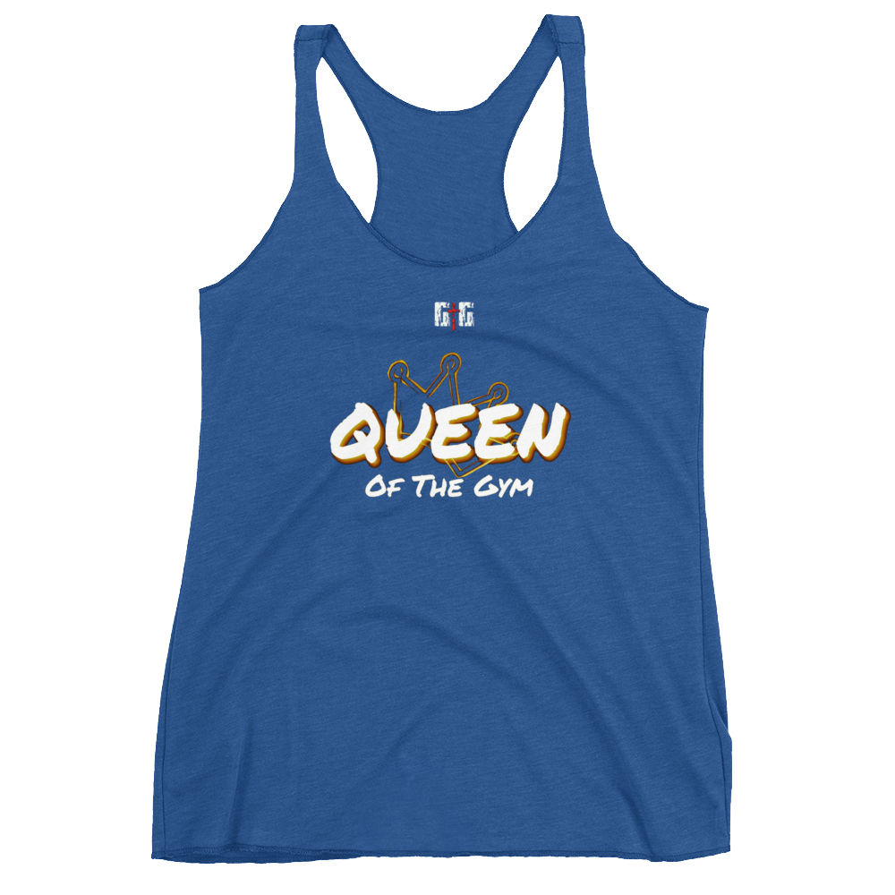 Queen of the Gym Ladies Racerback Tanks - Be Ye AWARE Clothing
