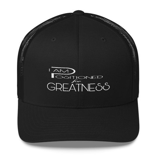 Positioned for Greatness Trucker Caps - Be Ye AWARE Clothing