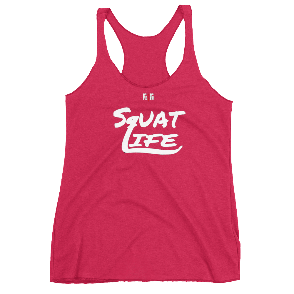 Squat Life Ladies' Racerback Tanks - Be Ye AWARE Clothing