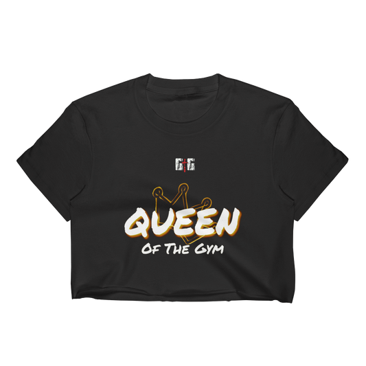 Queen of the Gym Crop Tops - Be Ye AWARE Clothing