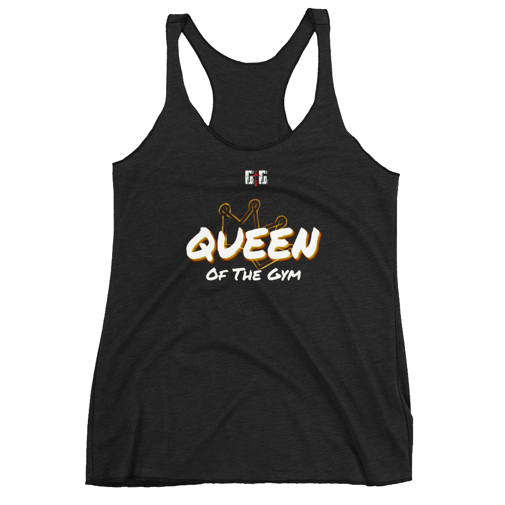 Queen of the Gym Ladies Racerback Tanks - Be Ye AWARE Clothing