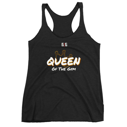 Queen of the Gym Ladies Racerback Tanks - Be Ye AWARE Clothing