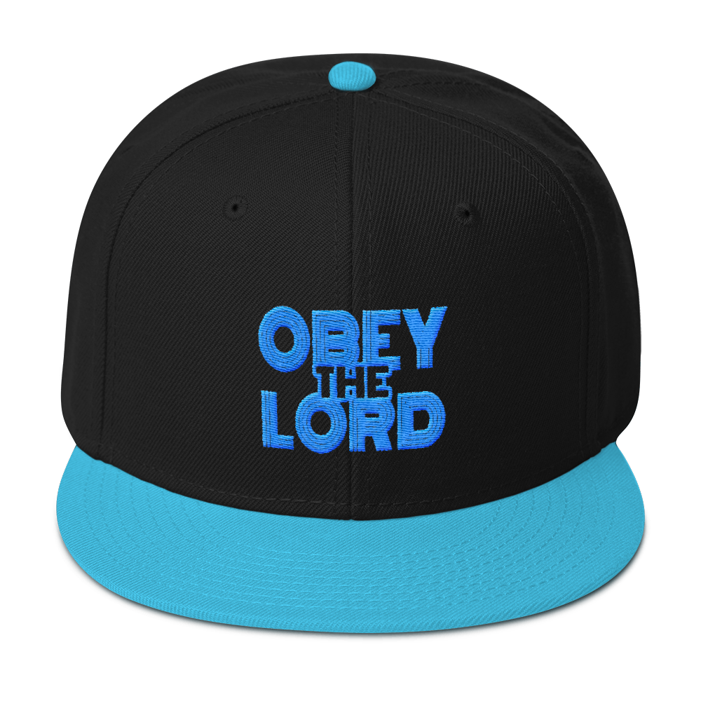 Obey the LORD Unisex Snapback Hats - Be Ye AWARE Clothing