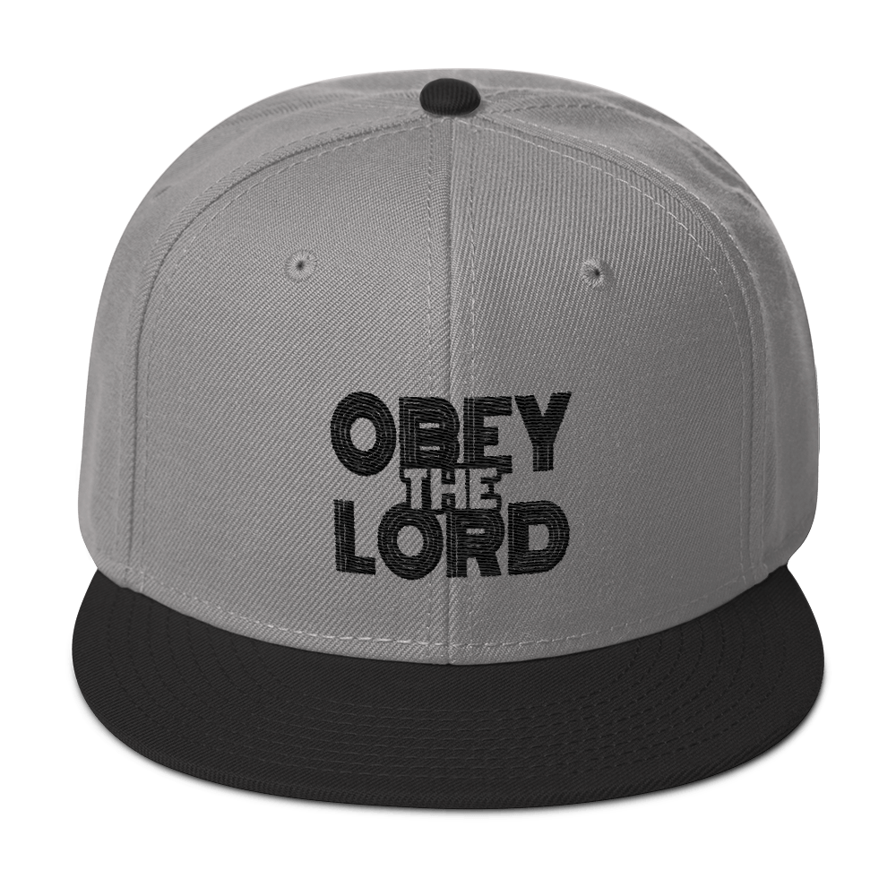 Obey the LORD Unisex Snapback Hats - Be Ye AWARE Clothing