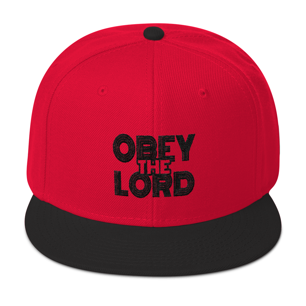 Obey the LORD Unisex Snapback Hats - Be Ye AWARE Clothing