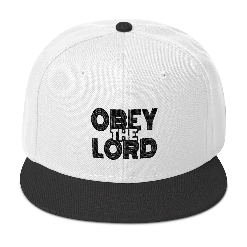 Obey the LORD Unisex Snapback Hats - Be Ye AWARE Clothing