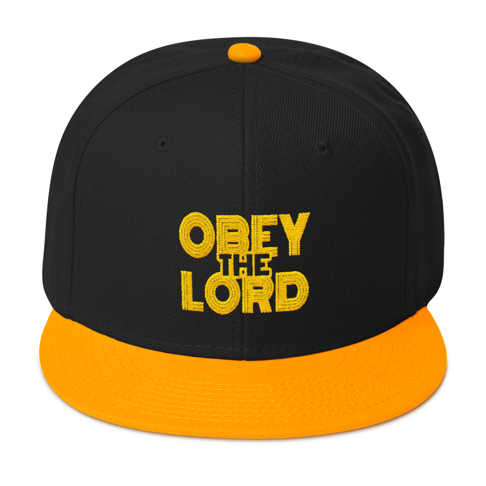 Obey the LORD Unisex Snapback Hats - Be Ye AWARE Clothing