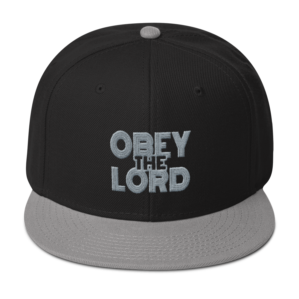 Obey the LORD Unisex Snapback Hats - Be Ye AWARE Clothing