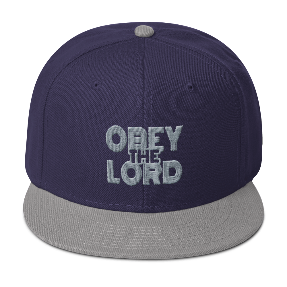 Obey the LORD Unisex Snapback Hats - Be Ye AWARE Clothing