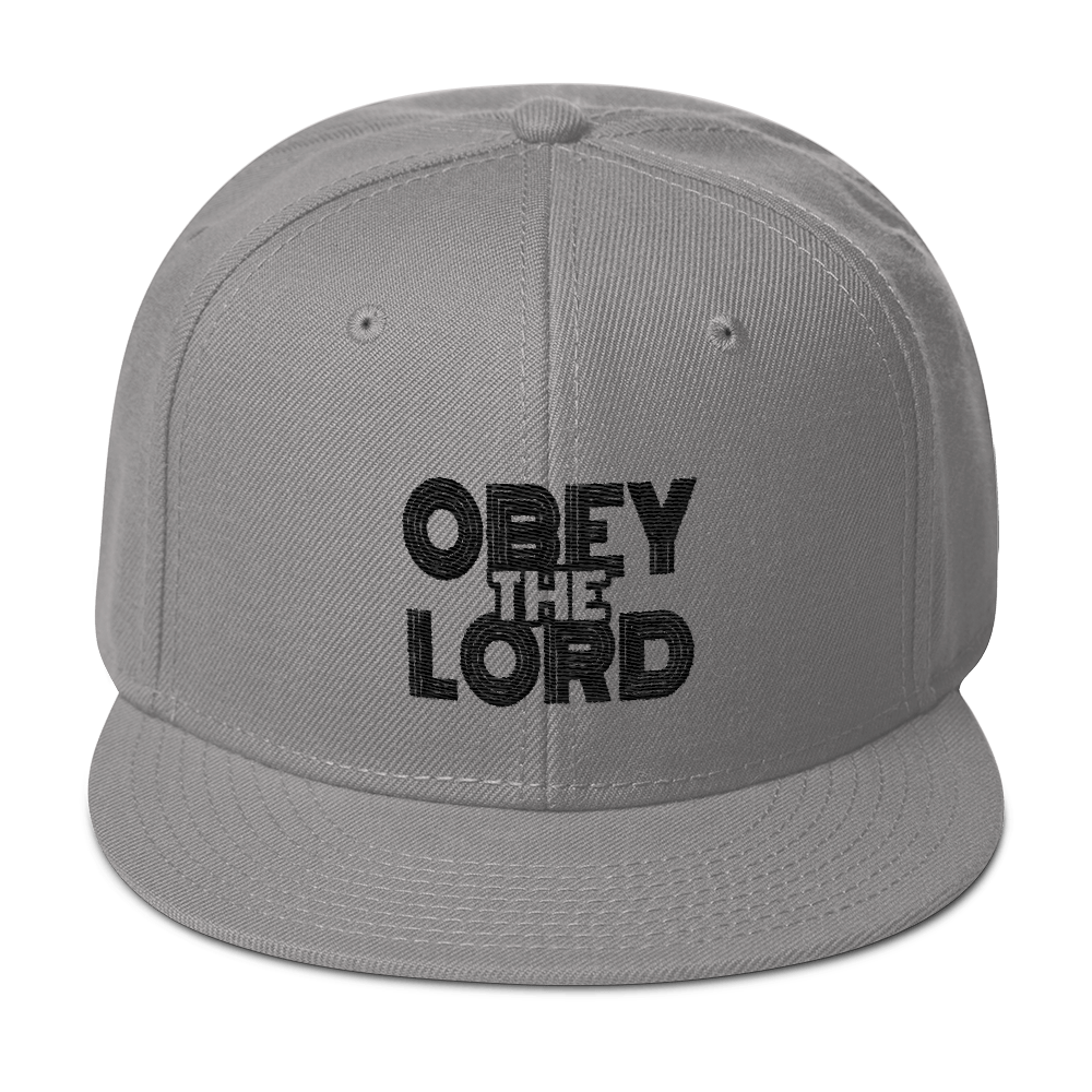 Obey the LORD Unisex Snapback Hats - Be Ye AWARE Clothing