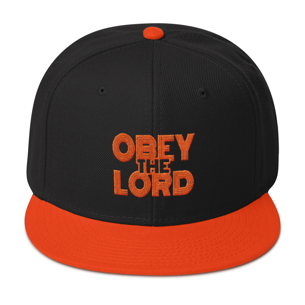 Obey the LORD Unisex Snapback Hats - Be Ye AWARE Clothing