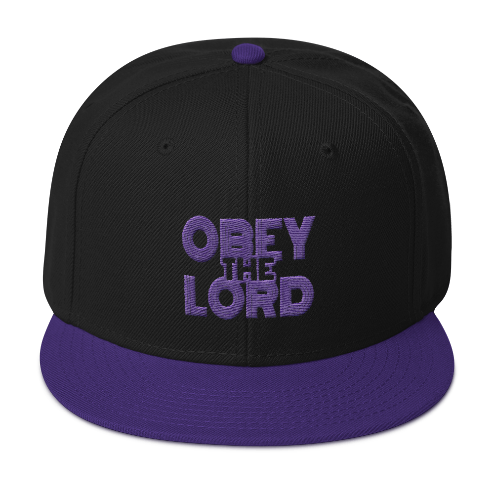 Obey the LORD Unisex Snapback Hats - Be Ye AWARE Clothing