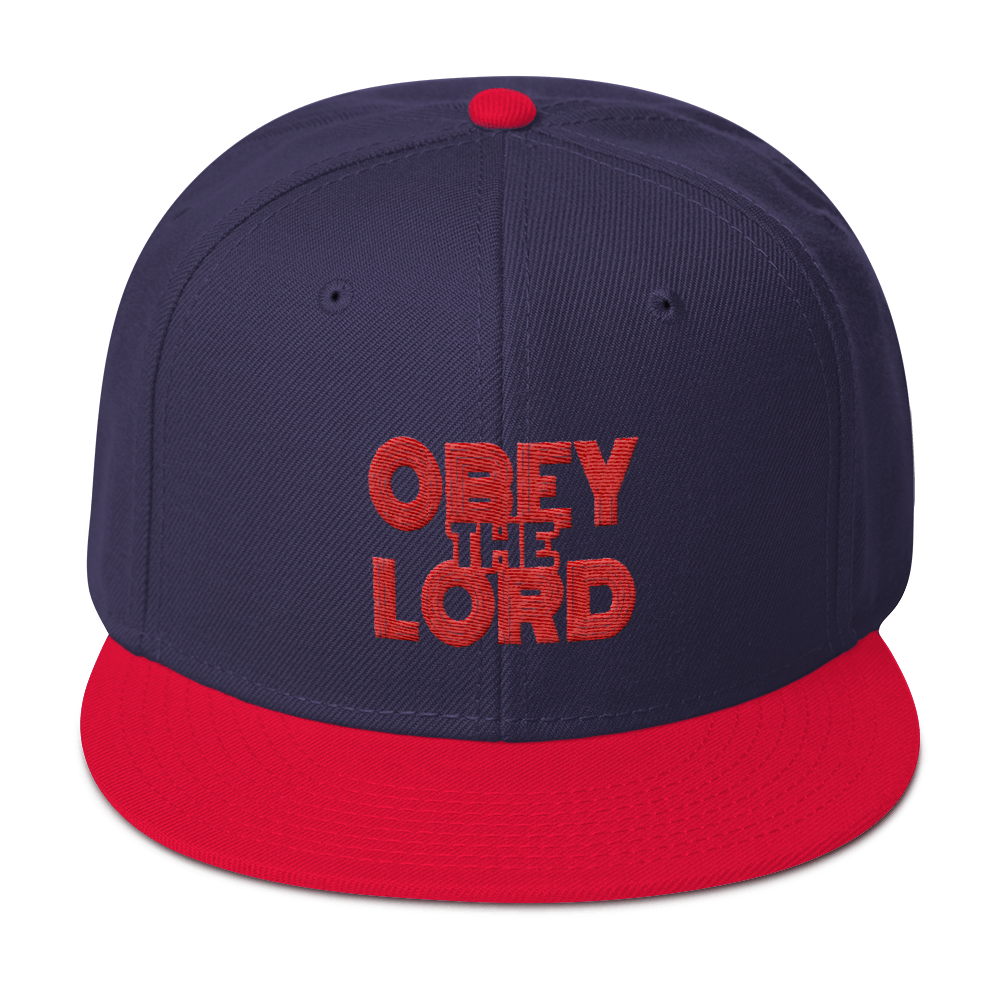 Obey the LORD Unisex Snapback Hats - Be Ye AWARE Clothing