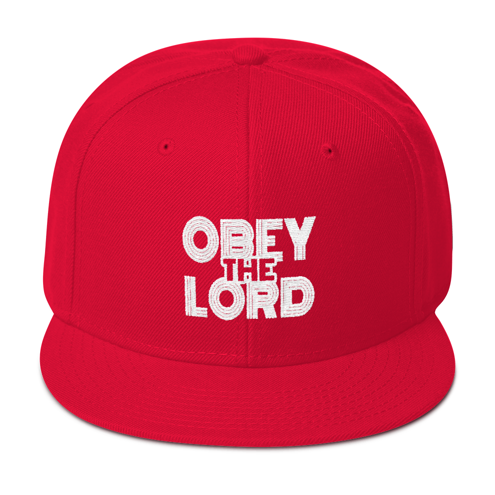 Obey the LORD Unisex Snapback Hats - Be Ye AWARE Clothing