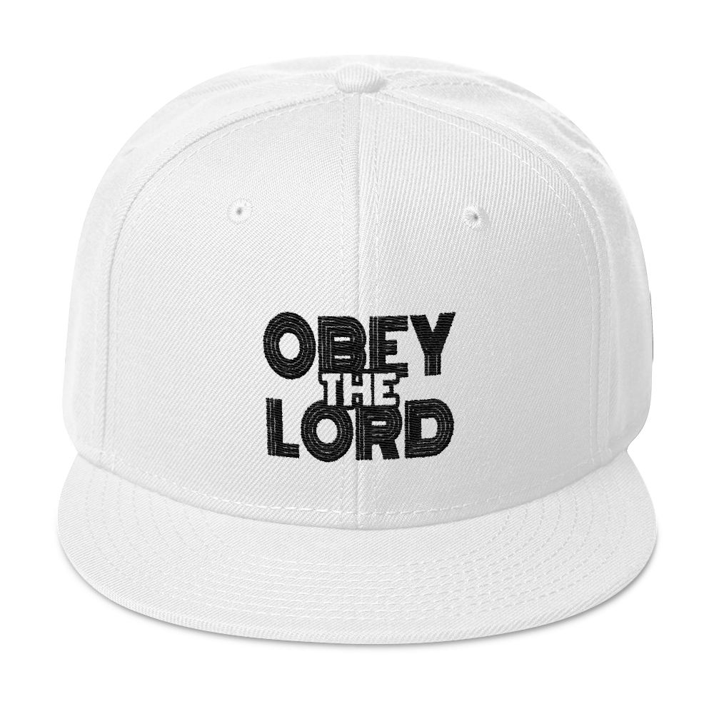 Obey the LORD Unisex Snapback Hats - Be Ye AWARE Clothing